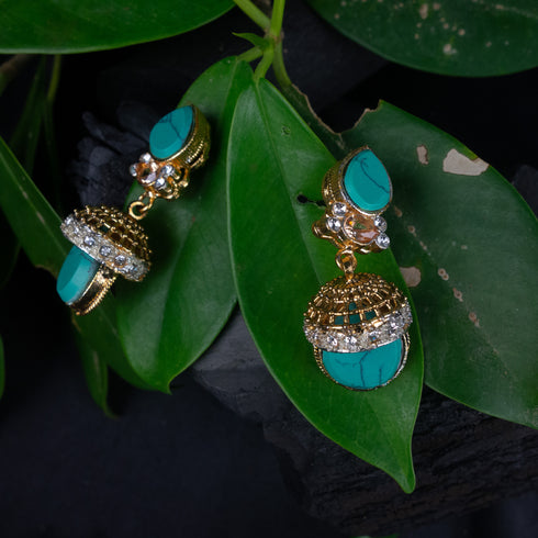 Feroza Golden Earrings D236